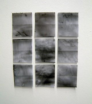 04. When Skies Are Grey, Paper and wax, each 10 x 7 cm 04. When Skies Are Grey, Paper and wax, each 10 x 7 cm